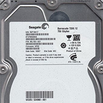 Seagate Barracuda 750gb 7200.12 هارد دیسک داخلی 750 گیگا بایت